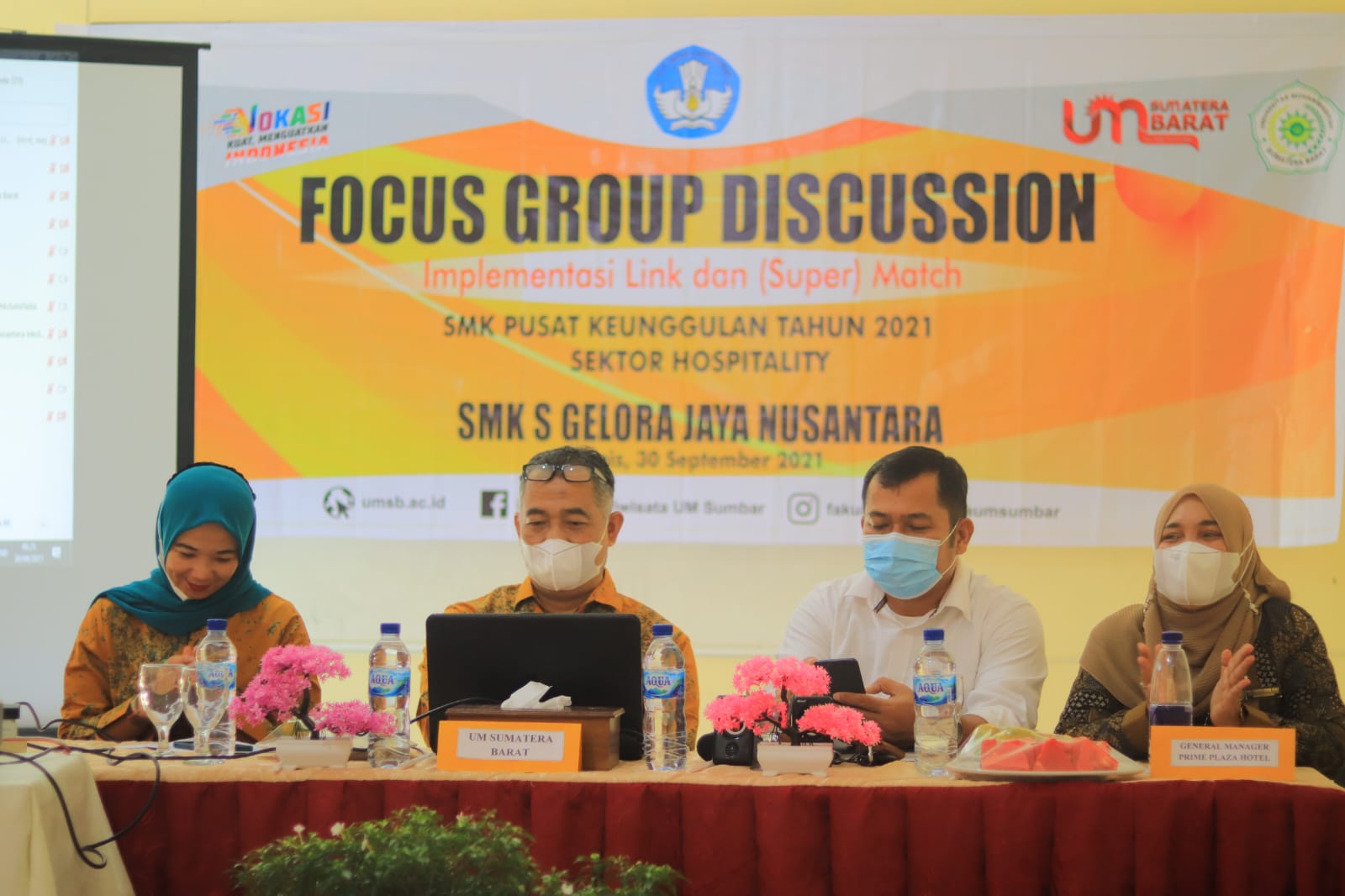 FOCUS GRUP DISCUSSION Implementasi Link & Super Match SMK Gelora Jaya Nusantara Medan Dengan DUDI