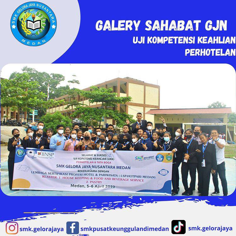 Uji Kompetensi Keahlian SMK Gelora Jaya Nusantara Medan
